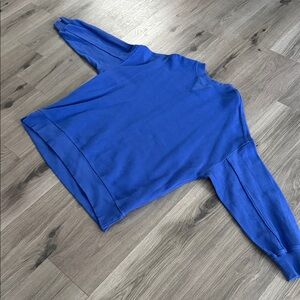 Aerie Vibrant Blue Crew Neck Sweater